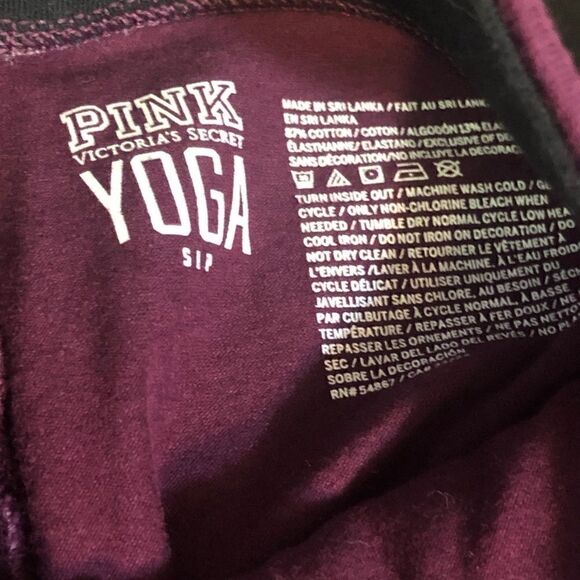 Pink Purple Eggplant Yoga Leggings - Picture 6 of 7